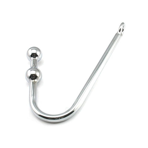 Double Ball Steel Anal Hook by BDStyle