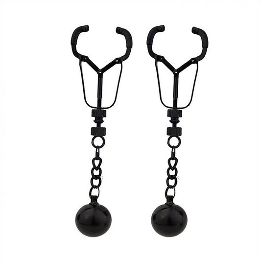 Weighted Orbs Nipple Clamps by BDStyle