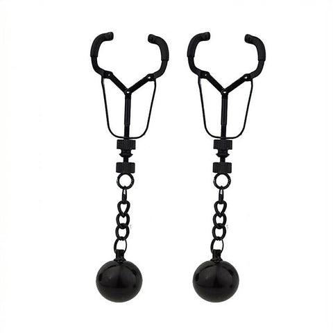Weighted Orbs Nipple Clamps by BDStyle