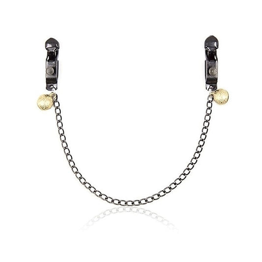 Alligator Nipple Clamps with Bell and Chain by BDStyle