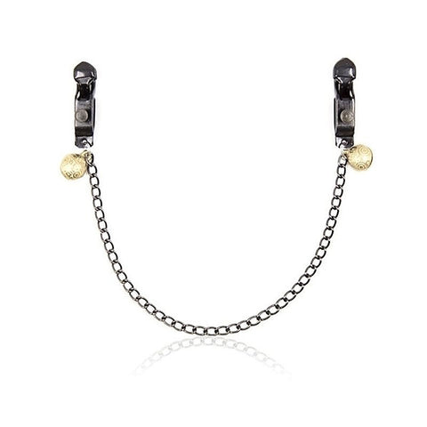 Alligator Nipple Clamps with Bell and Chain by BDStyle