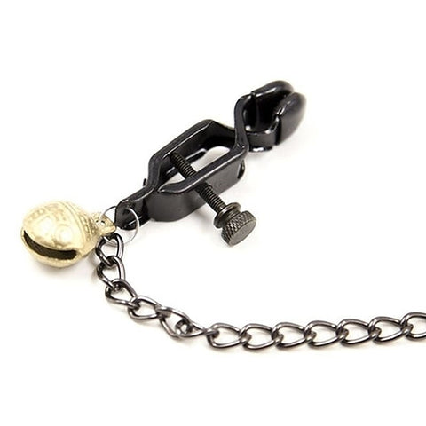 Alligator Nipple Clamps with Bell and Chain by BDStyle