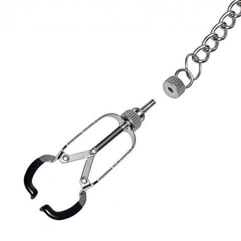 Caliper Nipple Clamps with Removable Chain by BDStyle