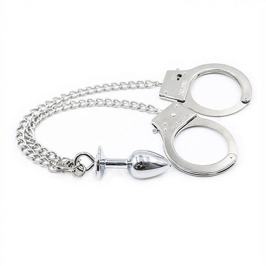 Bondage Bliss Cuffs and Butt Plug Set by BDStyle