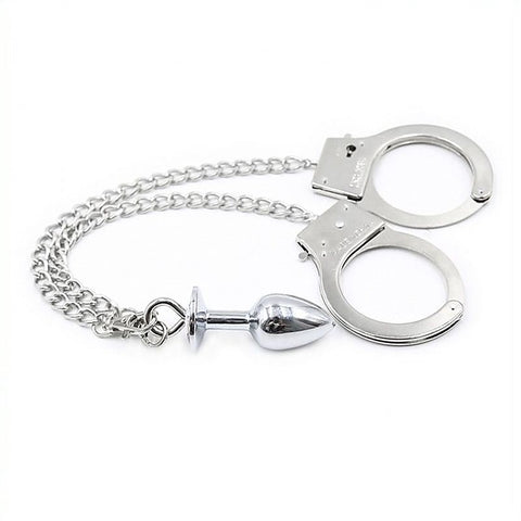 Bondage Bliss Cuffs and Butt Plug Set by BDStyle