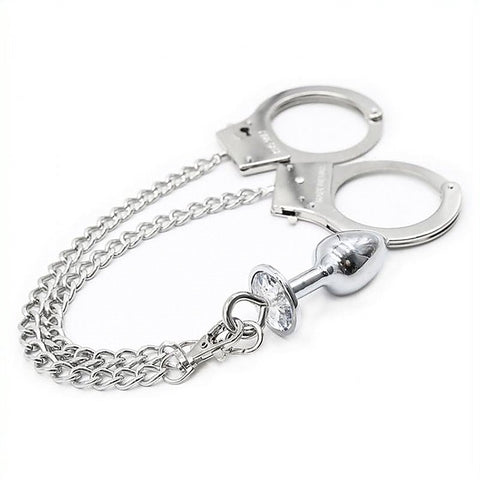 Bondage Bliss Cuffs and Butt Plug Set by BDStyle
