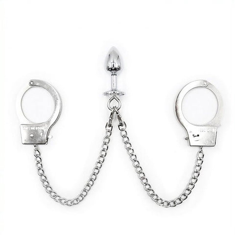 Bondage Bliss Cuffs and Butt Plug Set by BDStyle