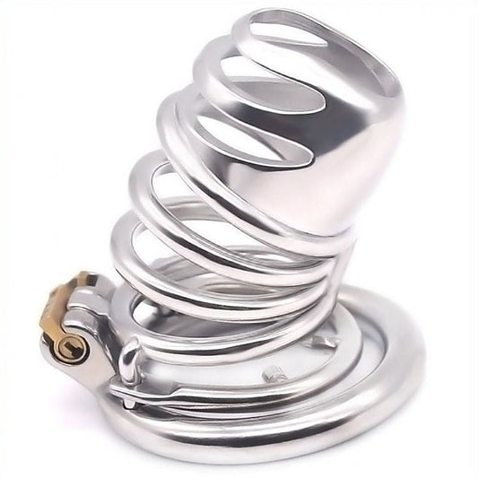 Gourdie Steel Cock Cage With Anti-falling Ring by BDStyle
