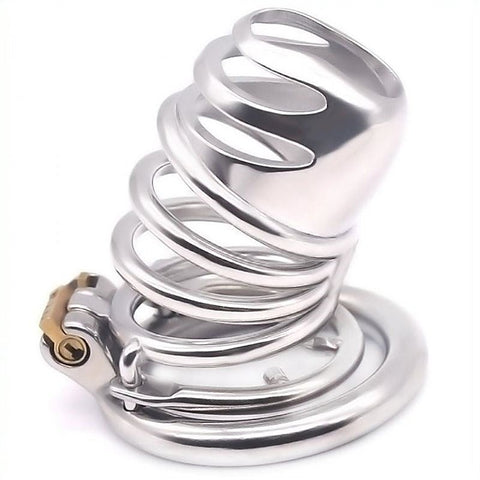 Gourdie Steel Cock Cage With Anti-falling Ring by BDStyle