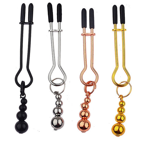 Adorn Triple Bead Nipple Clamp Set by BDStyle