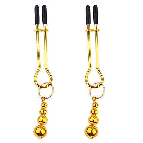 Adorn Triple Bead Nipple Clamp Set by BDStyle