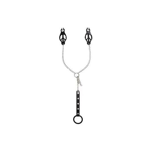 Japanese Clover Clamps With Cock Ring Set by BDStyle