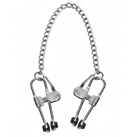 Nipple Press Clover Clamps With Chain by BDStyle
