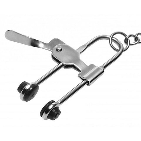 Nipple Press Clover Clamps With Chain by BDStyle