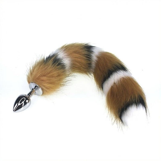 Interphase Faux Fox Tail Metal Butt Plug by BDStyle