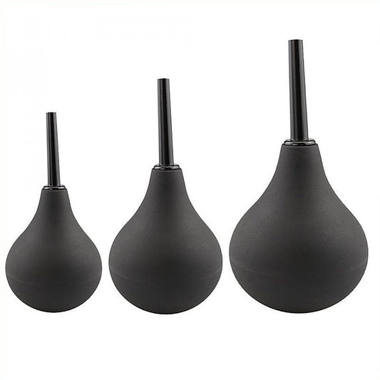 Bulbed Anal Douche Black by BDStyle
