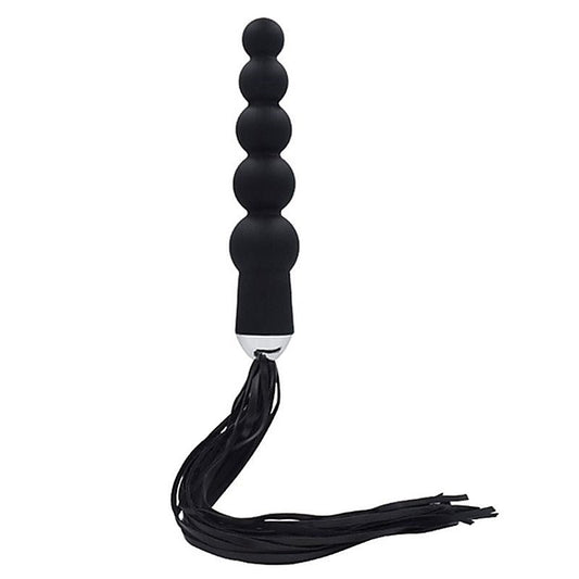 Silicone 5 Anal Beads With Whip by BDStyle