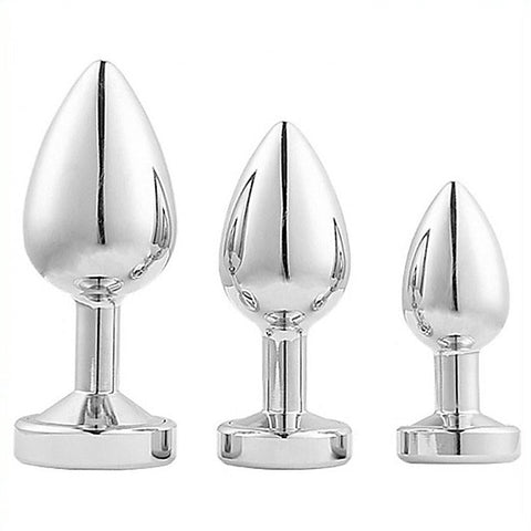 Colorful Light Stainless Steel Butt Plug by BDStyle