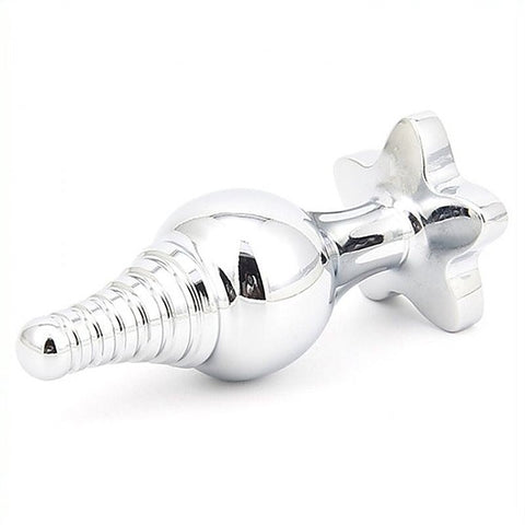 Cusp Head Butt Plug With Leaf Bling by BDStyle