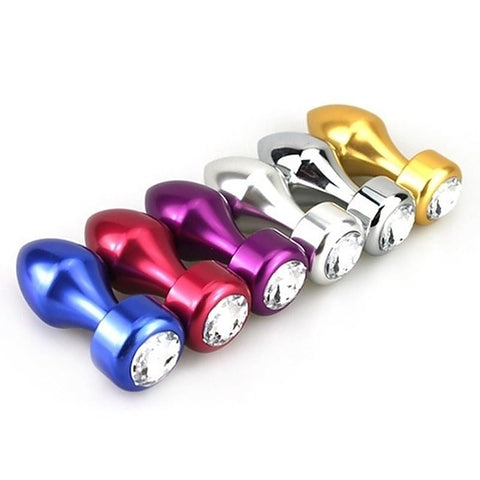 Aluminium Butt Plug With Diamonte by BDStyle