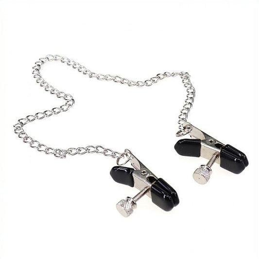 Alligator Nipple Clamp With Chain by BDStyle