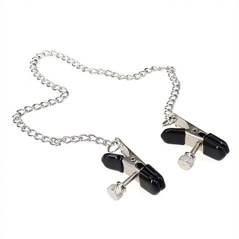 Alligator Nipple Clamp With Chain by BDStyle