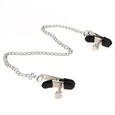 Alligator Nipple Clamp With Chain by BDStyle
