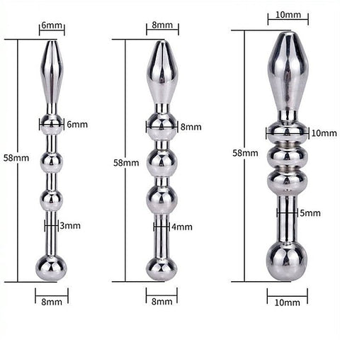 Beaded Penis Plug by BDStyle