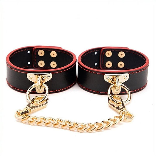 Golden Chain Wrist & Ankle Cuffs by BDStyle
