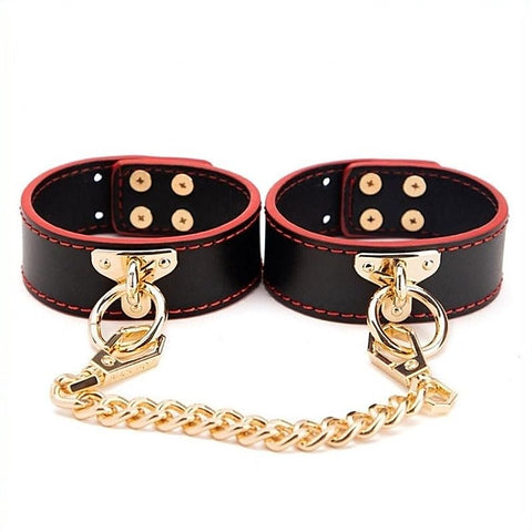 Golden Chain Wrist & Ankle Cuffs by BDStyle