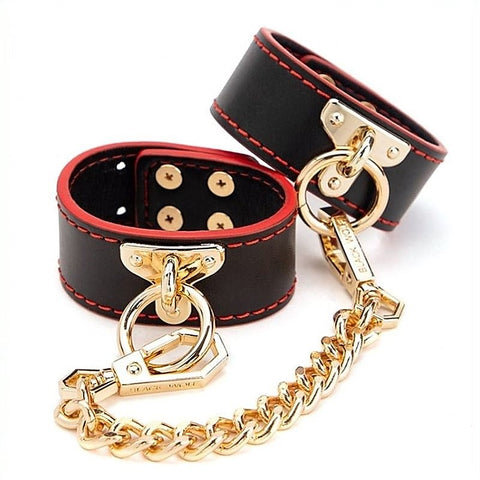 Golden Chain Wrist & Ankle Cuffs by BDStyle