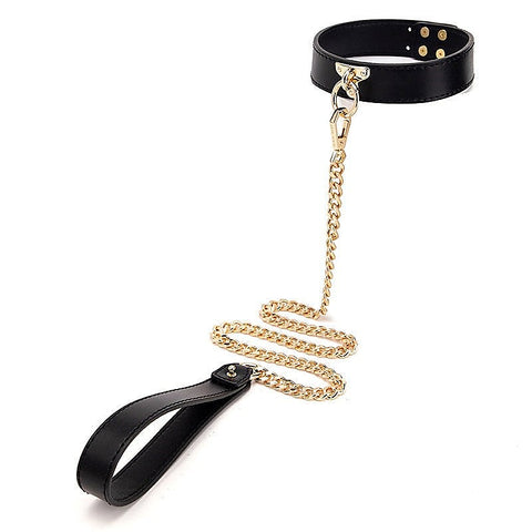 Golden Chain Lead BDSM Collar by BDStyle