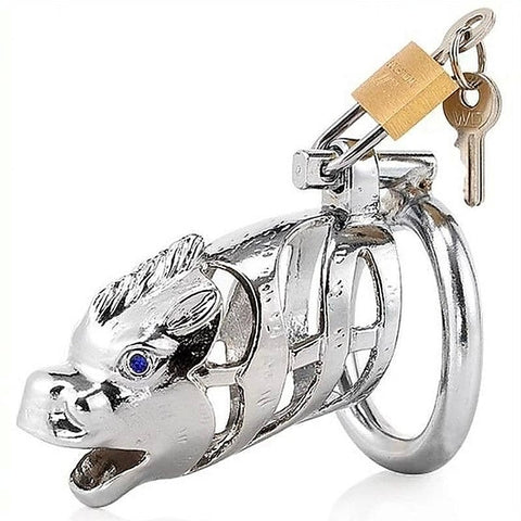 Chinese Zodiac Cock Cage - Horse by BDStyle