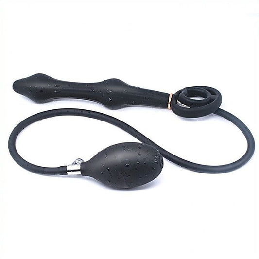 Double Rolling Ball Inflatable Anal Plug by BDStyle