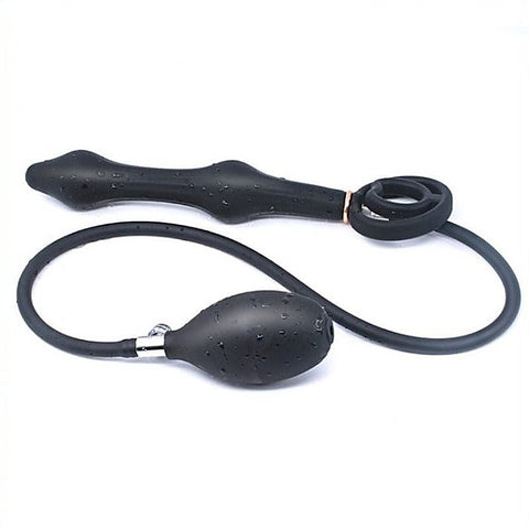 Double Rolling Ball Inflatable Anal Plug by BDStyle