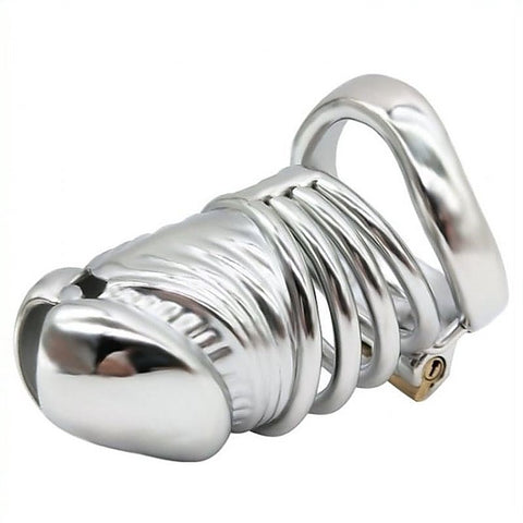 Adjustable Stainless Steel Chastity Device by BDStyle