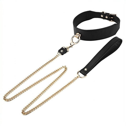Golden Lead BDSM Collar by BDStyle