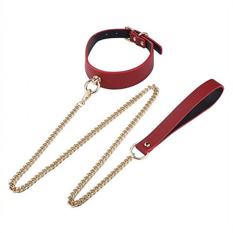 Golden Lead BDSM Collar by BDStyle