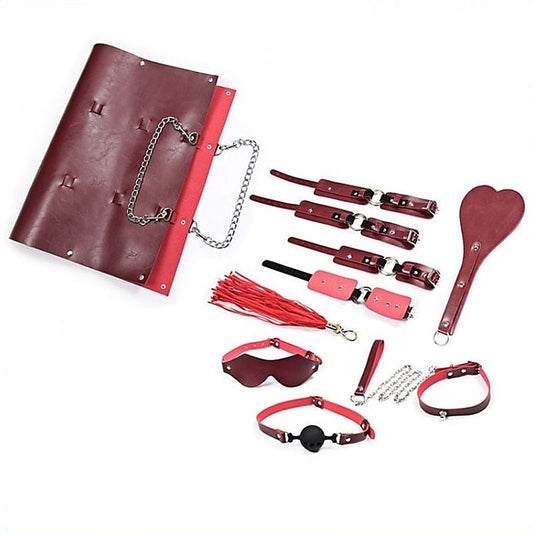 Shoulder Bag 8-Piece Bondage Essentials by BDStyle