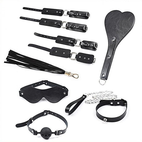 Shoulder Bag 8-Piece Bondage Essentials by BDStyle