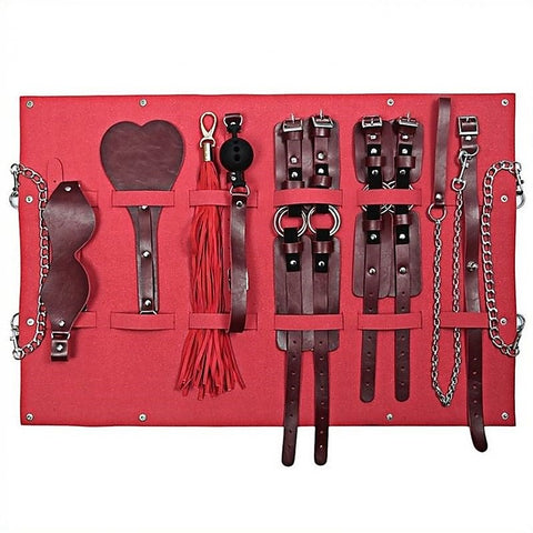 Shoulder Bag 8-Piece Bondage Essentials by BDStyle