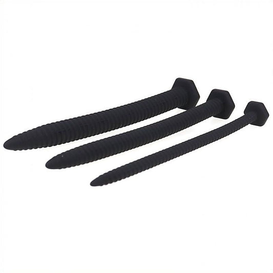 Silicone Screw Penis Plug Kit by BDStyle