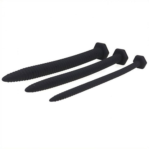 Silicone Screw Penis Plug Kit by BDStyle