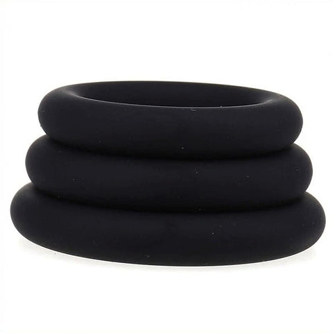 Silicone Stretchy Cock Ring Set by BDStyle