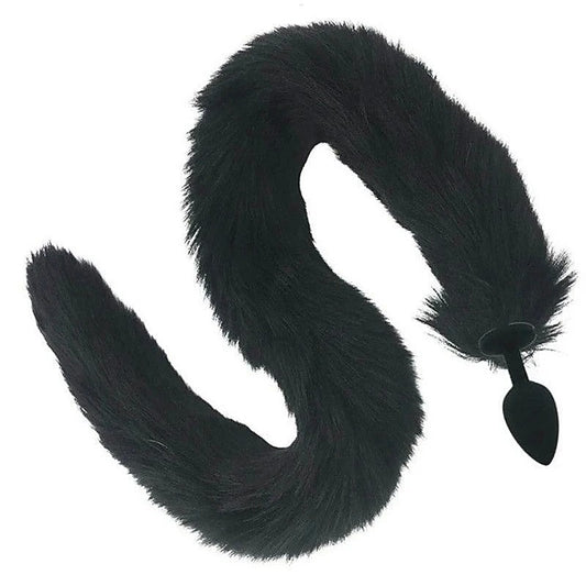 Silicone Anal Faux Fox Tail Plug by BDStyle