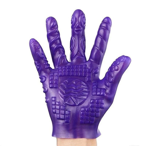 Poker-Inspired Textured Glove by BDStyle
