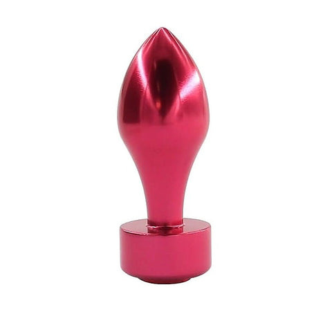 Aluminium Butt Plug with Red Diamonte by BDStyle