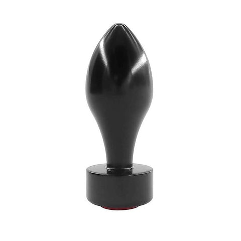 Aluminium Butt Plug with Red Diamonte by BDStyle