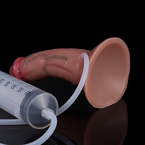 Squirting Realistic Soft Dildo by BDStyle