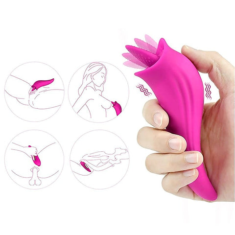 Clitoral & Nipple Licking Vibrator by BDStyle